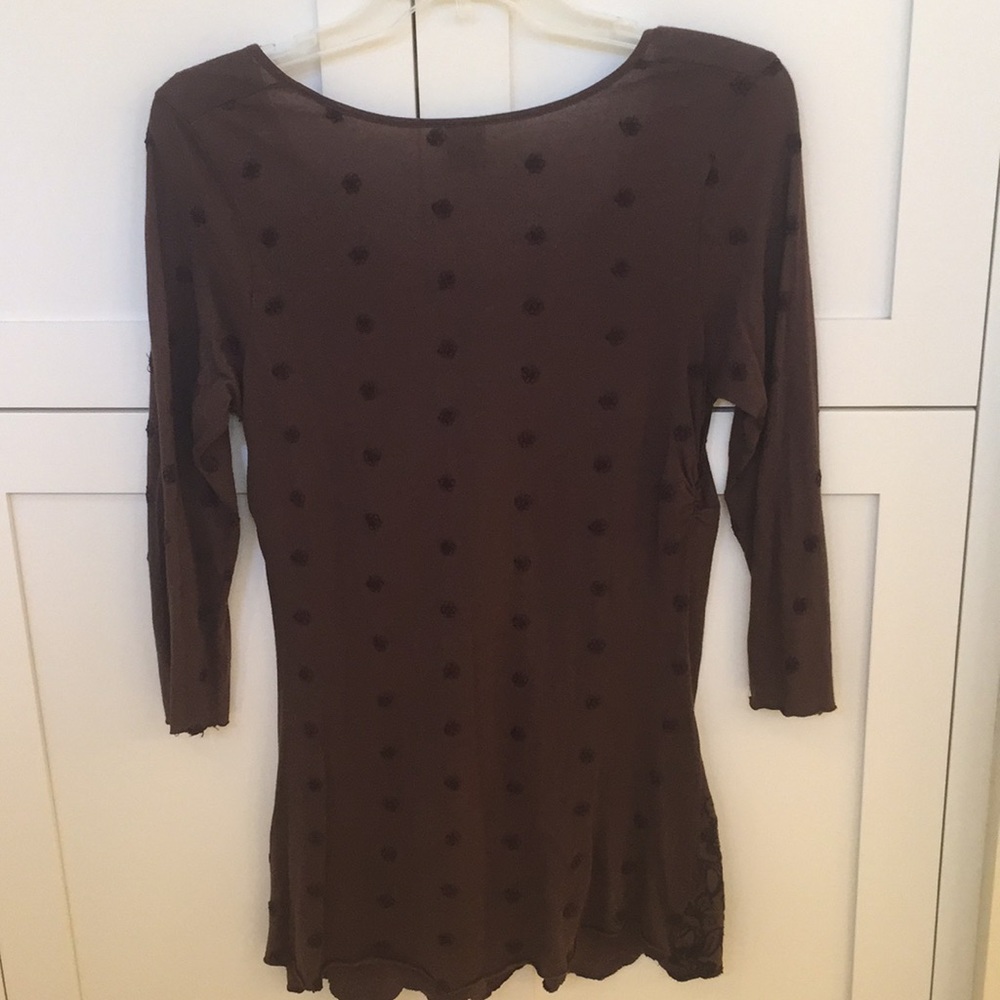 Language Brown Tunic - Picture 4 of 4
